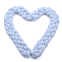 Load image into Gallery viewer, 1M/1.5MBaby Bumper Bed Braid Four shares Knot Pillow Cushion Bumper for Infant Bebe Crib Protector Cot Bumper Room Decor