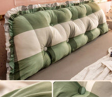 Load image into Gallery viewer, 15cm thicken Cotton Bed Pillow Bed Back Support Cushion 45cmx100/120/150/180/200cm PP cotton Filled Button Pulled in Pillow B580