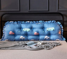 Load image into Gallery viewer, 15cm thicken Cotton Bed Pillow Bed Back Support Cushion 45cmx100/120/150/180/200cm PP cotton Filled Button Pulled in Pillow B580