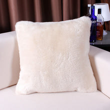 Load image into Gallery viewer, Natural Australian Sheepskin Cover Short wool pillow Sheep Skin Fur Cushion Decorative Chair Pillowcase Lambskin Cushions
