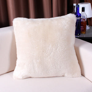 Natural Australian Sheepskin Cover Short wool pillow Sheep Skin Fur Cushion Decorative Chair Pillowcase Lambskin Cushions
