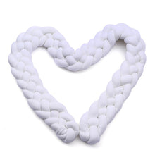 Load image into Gallery viewer, 1M/1.5MBaby Bumper Bed Braid Four shares Knot Pillow Cushion Bumper for Infant Bebe Crib Protector Cot Bumper Room Decor
