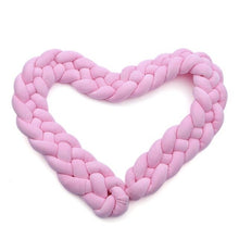 Load image into Gallery viewer, 1M/1.5MBaby Bumper Bed Braid Four shares Knot Pillow Cushion Bumper for Infant Bebe Crib Protector Cot Bumper Room Decor
