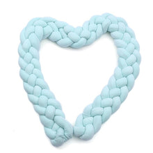 Load image into Gallery viewer, 1M/1.5MBaby Bumper Bed Braid Four shares Knot Pillow Cushion Bumper for Infant Bebe Crib Protector Cot Bumper Room Decor
