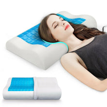 Load image into Gallery viewer, Comfort Memory Foam Gel Pillow For Relaxing Cooling Sleeping Helps You Ease Neck And Shoulder Pain Through All NightCM
