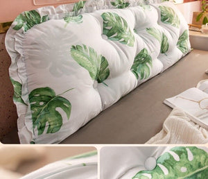 15cm thicken Cotton Bed Pillow Bed Back Support Cushion 45cmx100/120/150/180/200cm PP cotton Filled Button Pulled in Pillow B580