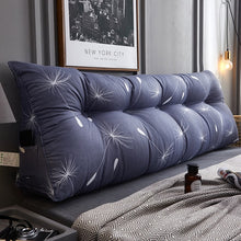 Load image into Gallery viewer, Triangular bedside cushion double backrest bedroom tatami soft bag Korean bed pillow sofa long cushion pillow
