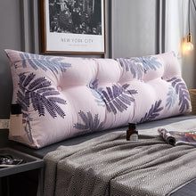 Load image into Gallery viewer, Triangular bedside cushion double backrest bedroom tatami soft bag Korean bed pillow sofa long cushion pillow
