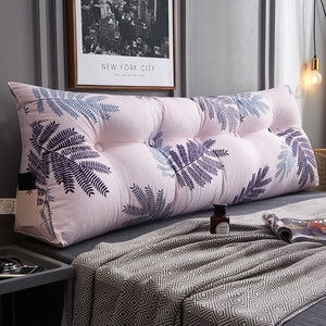 Triangular bedside cushion double backrest bedroom tatami soft bag Korean bed pillow sofa long cushion pillow