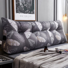 Load image into Gallery viewer, Triangular bedside cushion double backrest bedroom tatami soft bag Korean bed pillow sofa long cushion pillow
