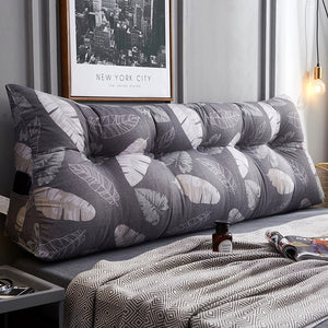 Triangular bedside cushion double backrest bedroom tatami soft bag Korean bed pillow sofa long cushion pillow