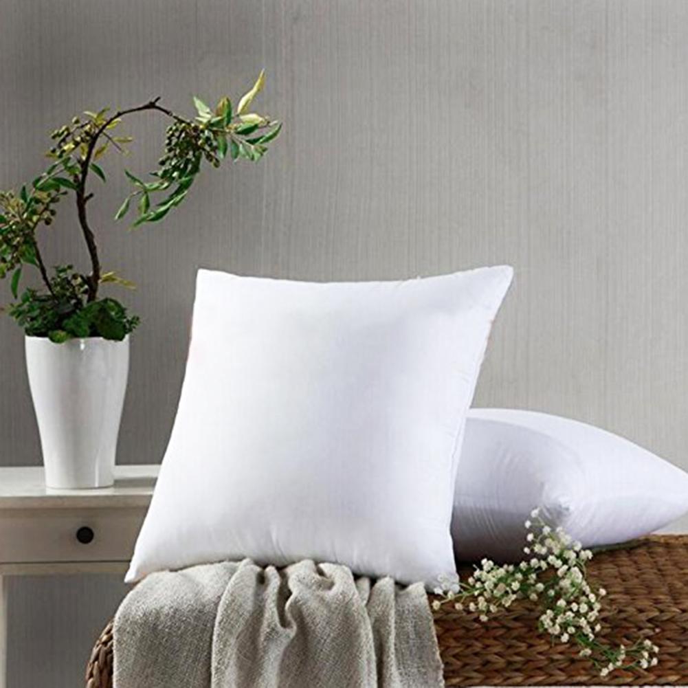 Soft Square Pillow Inner 45*45 Solid White Pillow Cushion Core Inner Filling Pillow Core Filler Throw Seat Pillow interior Core