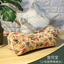 Load image into Gallery viewer, Full buckwheat pillow buckwheat husk pillow pure buckwheat hull cervical pillow traditional adult tiger rag pillow
