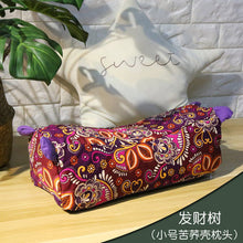 Load image into Gallery viewer, Full buckwheat pillow buckwheat husk pillow pure buckwheat hull cervical pillow traditional adult tiger rag pillow
