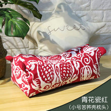 Load image into Gallery viewer, Full buckwheat pillow buckwheat husk pillow pure buckwheat hull cervical pillow traditional adult tiger rag pillow
