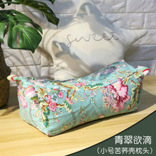 Load image into Gallery viewer, Full buckwheat pillow buckwheat husk pillow pure buckwheat hull cervical pillow traditional adult tiger rag pillow
