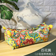 Load image into Gallery viewer, Full buckwheat pillow buckwheat husk pillow pure buckwheat hull cervical pillow traditional adult tiger rag pillow
