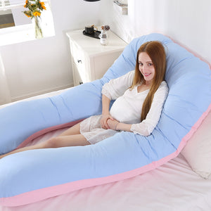 Pregnancy Pillow Bedding Full Body Pillow for Pregnant Women Comfortable U-Shape Cushion Long Side Sleeping Maternity Pillows