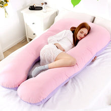 Load image into Gallery viewer, Pregnancy Pillow Bedding Full Body Pillow for Pregnant Women Comfortable U-Shape Cushion Long Side Sleeping Maternity Pillows
