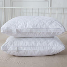 Load image into Gallery viewer, J7 White Soft Feather Fabric Pillow Sleep Pillow  stretch Neck pillow for Sleeping Hotel standard and Home Supplies bed pillow
