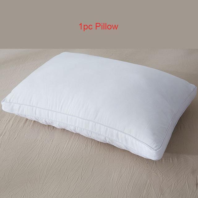 J7 White Soft Feather Fabric Pillow Sleep Pillow  stretch Neck pillow for Sleeping Hotel standard and Home Supplies bed pillow