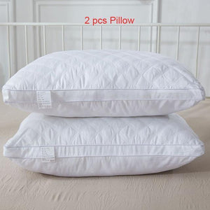 J7 White Soft Feather Fabric Pillow Sleep Pillow  stretch Neck pillow for Sleeping Hotel standard and Home Supplies bed pillow