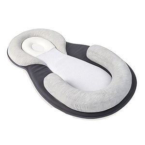 Newborn Kids Baby Safe Cotton Pillow Cushion Prevent Flat Infant Head Shape Sleep Nest Pod Anti Roll Crib Nest Bedding Mattress