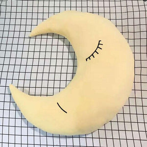 Baby Pillow Infantil Toddler Moon Sleep Pillow Baby Bed Toy Cute Kids Portable Bedroom Bedding Set Baby Room Decor