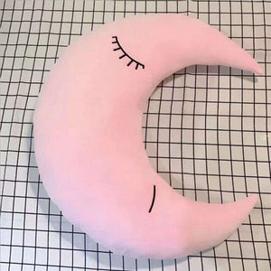 Baby Pillow Infantil Toddler Moon Sleep Pillow Baby Bed Toy Cute Kids Portable Bedroom Bedding Set Baby Room Decor